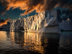 Iceberg Sunset